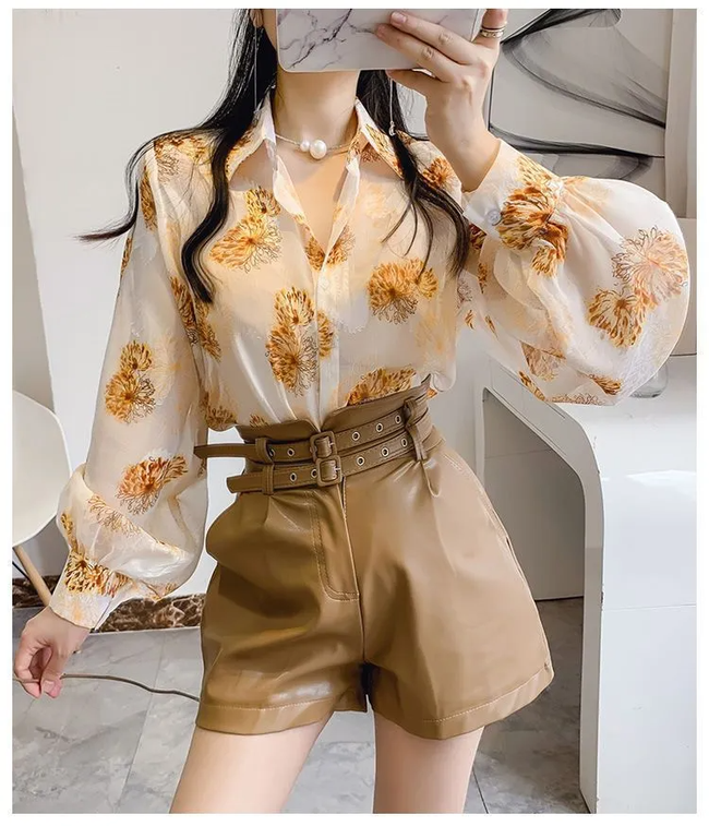 Phụ Nữ PháP DiệN áO Blouse: HọA TiếT Hoa Phủ SóNg Thu NàY - ẢNh 13.