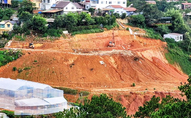 Đà LạT YêU CầU KhẩN TrươNg Khoanh VùNg Nguy HiểM TạI Dự áN Thung LũNg Hoa - ẢNh 1.