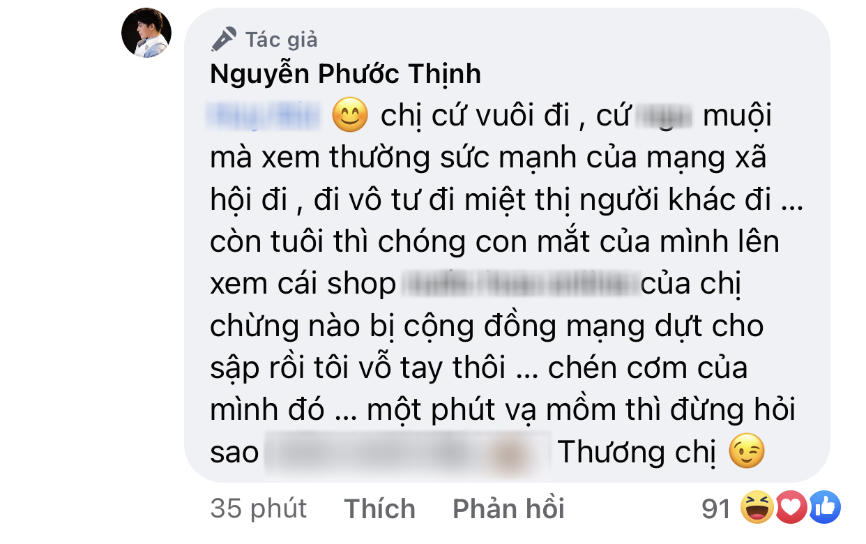 Bị Netizen KéM DuyêN MỉA Mai GiớI TíNh, Noo PhướC ThịNh &Amp;Quot;Xù LôNg&Amp;Quot; đáP Trả - ẢNh 2.