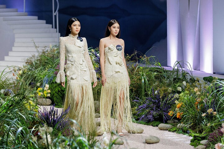 Hoa HậU KháNh VâN ChiếN ThắNg Thử TháCh Catwalk TạI Miss Earth ViệT Nam 2023 - ẢNh 1.