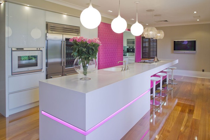 Pink-Kitchen-Lights