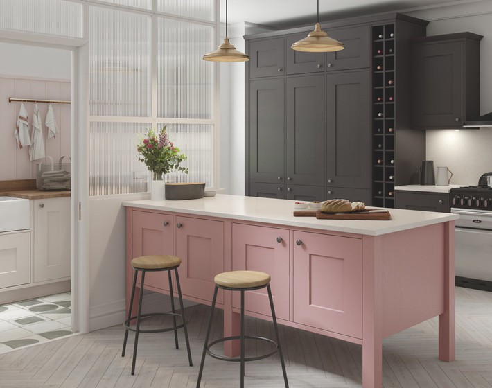 Rose-Pink-Wood-Kitchen