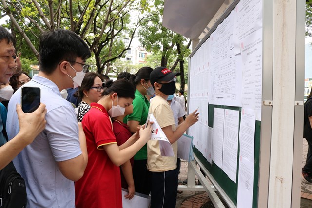 HọC Sinh, Phụ Huynh Hà NộI SốT RuộT Chờ &Amp;Quot;ChốT&Amp;Quot; Số MôN Thi VàO LớP 10 - ẢNh 1.