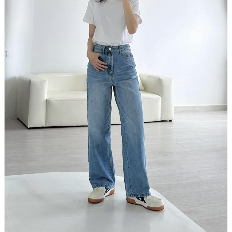 Nghe Hà TrúC SắM 2 MẫU QuầN Jeans Hack DáNg NàY, NàNg 1M55 Dư SứC ''ChặT ChéM'' VớI HộI ChâN DàI- ẢNh 8.