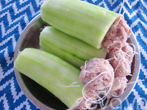 Canh Dưa Chuột Nhồi Thịt - Món Canh Ngon Lạ Miệng 4