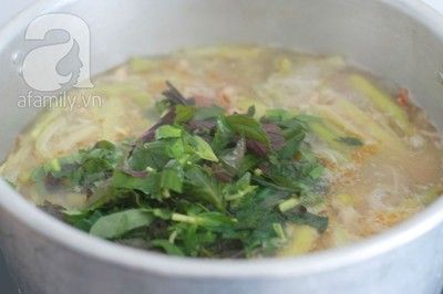 Canh Bồng Khoai Nấu Tôm Dân Dã 13