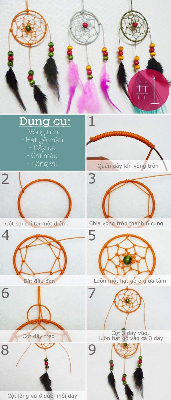 Cách Làm Dreamcatcher Độc Đáo Giống Trong &Quot;The Heirs&Quot; 2