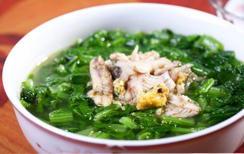 Nấu Canh Cải Cá Rô Đồng Tuyệt Ngon 2