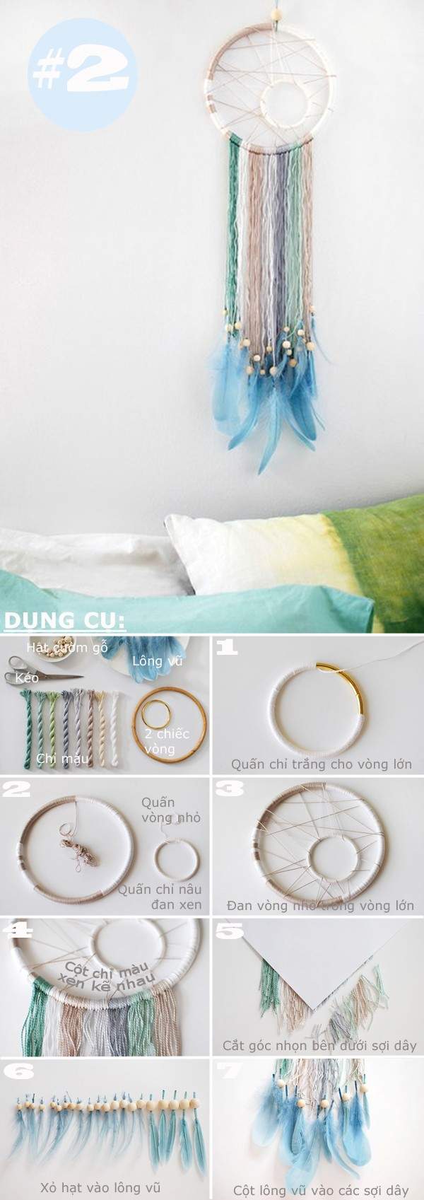 Cách Làm Dreamcatcher Độc Đáo Giống Trong &Quot;The Heirs&Quot; 3