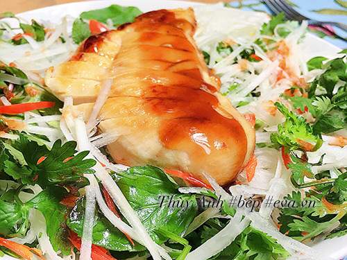 5 Món Salad Gà Giúp Giảm Mỡ Thừa Lấy Lại Vóc Dáng Cho Chị Em 3