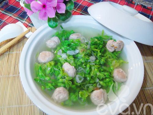 Canh Thiên Lý Giò Sống Mát Lành 6