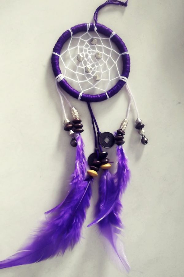 Cách Làm Móc Chìa Khóa Dreamcatcher Tặng Bạn 9