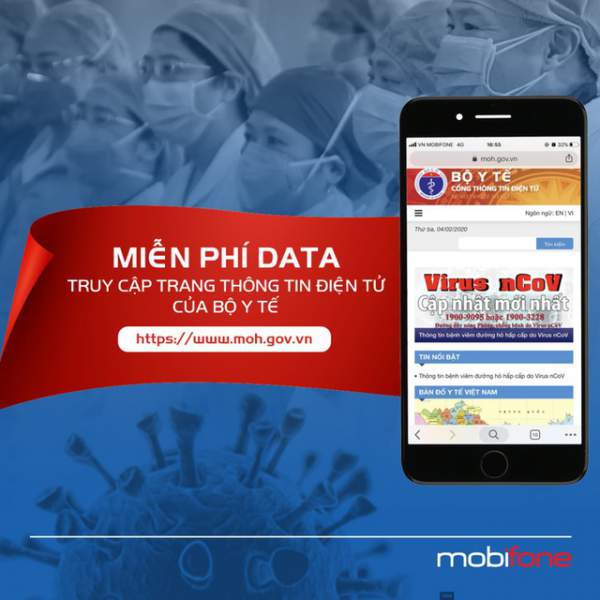 Nhà Mạng Miễn Cước Data Truy Cập Thông Tin Về Virus Corona 1