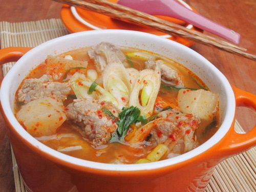 Nấu Canh Kim Chi Củ Cải Với Sườn Ngon Ơi Là Ngon 7