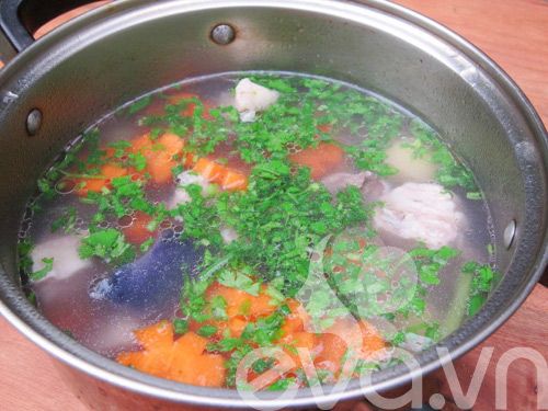 Nấu Canh Sườn Khoai Tây Nóng Hổi 7