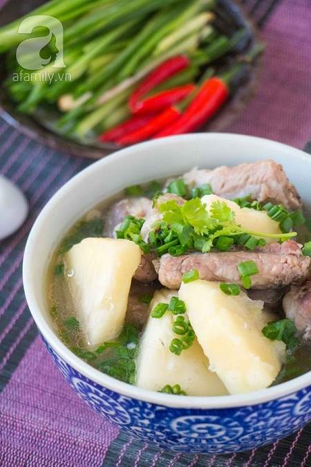 Cách Nấu Canh Sa Kê Sườn Non Mát Lành Dịu Ngọt Ngày Hè 8