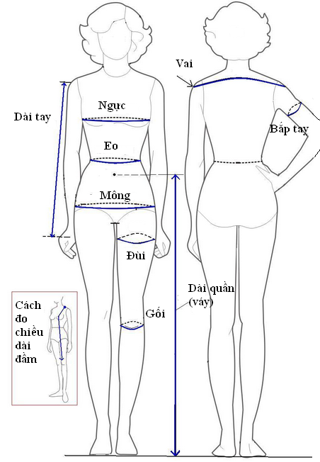 Cách Cắt May Chân Váy Công Sở Dáng Bó Quyến Rũ 3