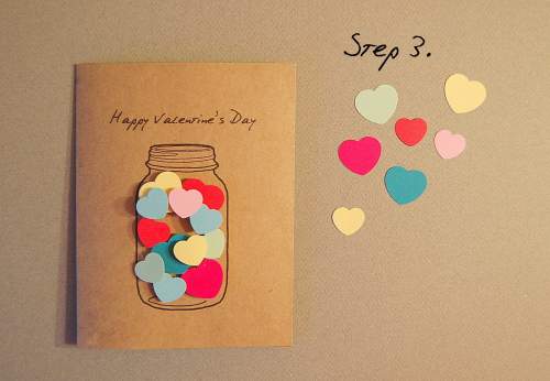 Làm Thiệp Valentine &Quot;Trái Tim Trong Lọ Thủy Tinh&Quot; 2