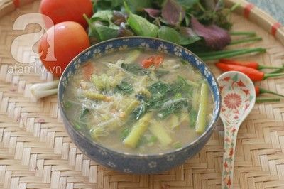 Canh Bồng Khoai Nấu Tôm Dân Dã 14