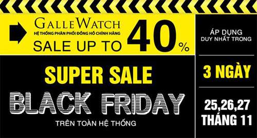 Đại Tiệc Giảm Giá Hàng Hiệu Lớn Nhất Trong Năm Black Friday Đã Bắt Đầu. 3