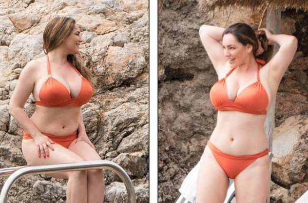 Kelly Brook Diện Bikini Khoe Dáng Nảy Nở 1