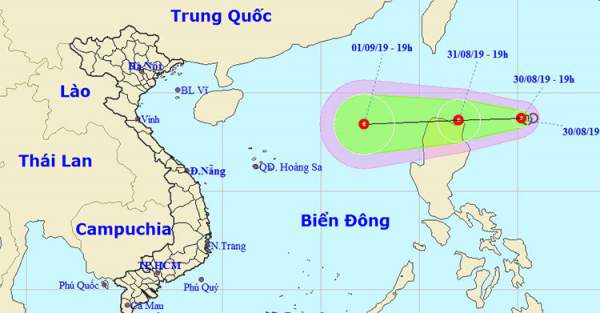 Bão Số 4 Vừa Suy Yếu, Lại Xuất Hiện Áp Thấp Nhiệt Đới Hướng Vào Biển Đông 1