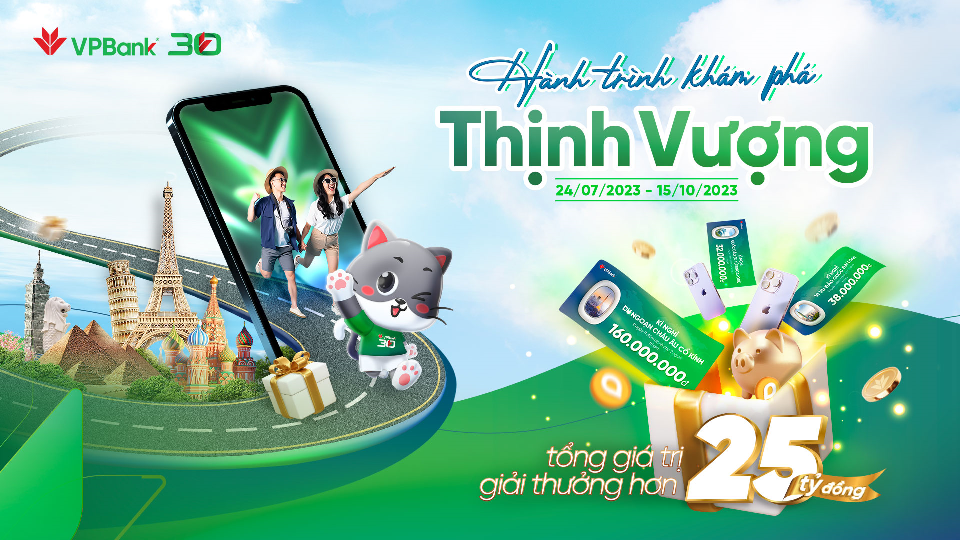 ĐóN Sinh NhậT TuổI 30, Vpbank DàNh 25 Tỷ đồNg Quà TặNg KháCh HàNg - ẢNh 1.