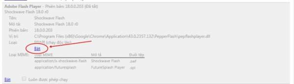 Sửa Lỗi Adobe Flash Player Bị Chặn Do Lỗi Thời 5
