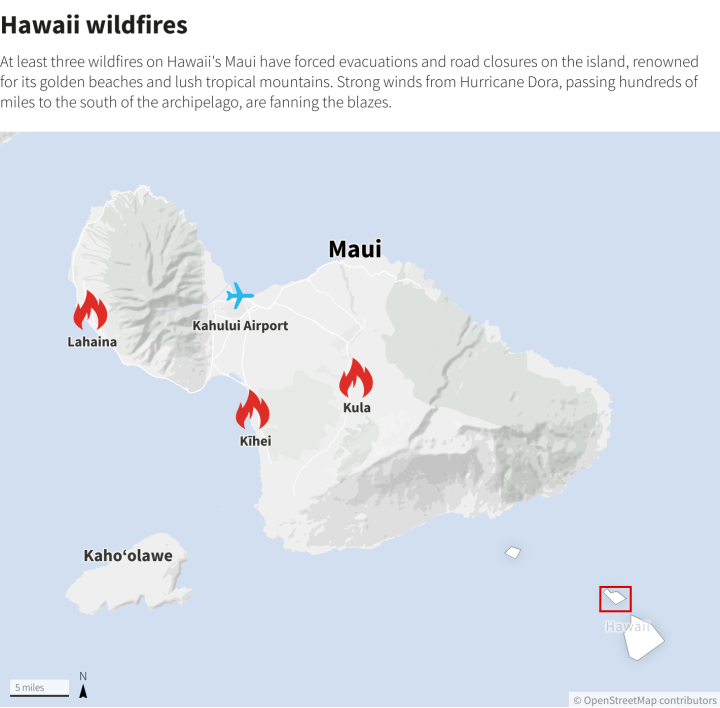 CháY RừNg ThiêU RụI Thị TrấN Du LịCh Hawaii - ẢNh 2.