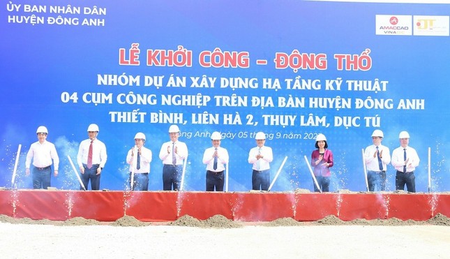 Hà NộI KhởI CôNg 4 CụM CôNg NghiệP TạI ĐôNg Anh - ẢNh 1.