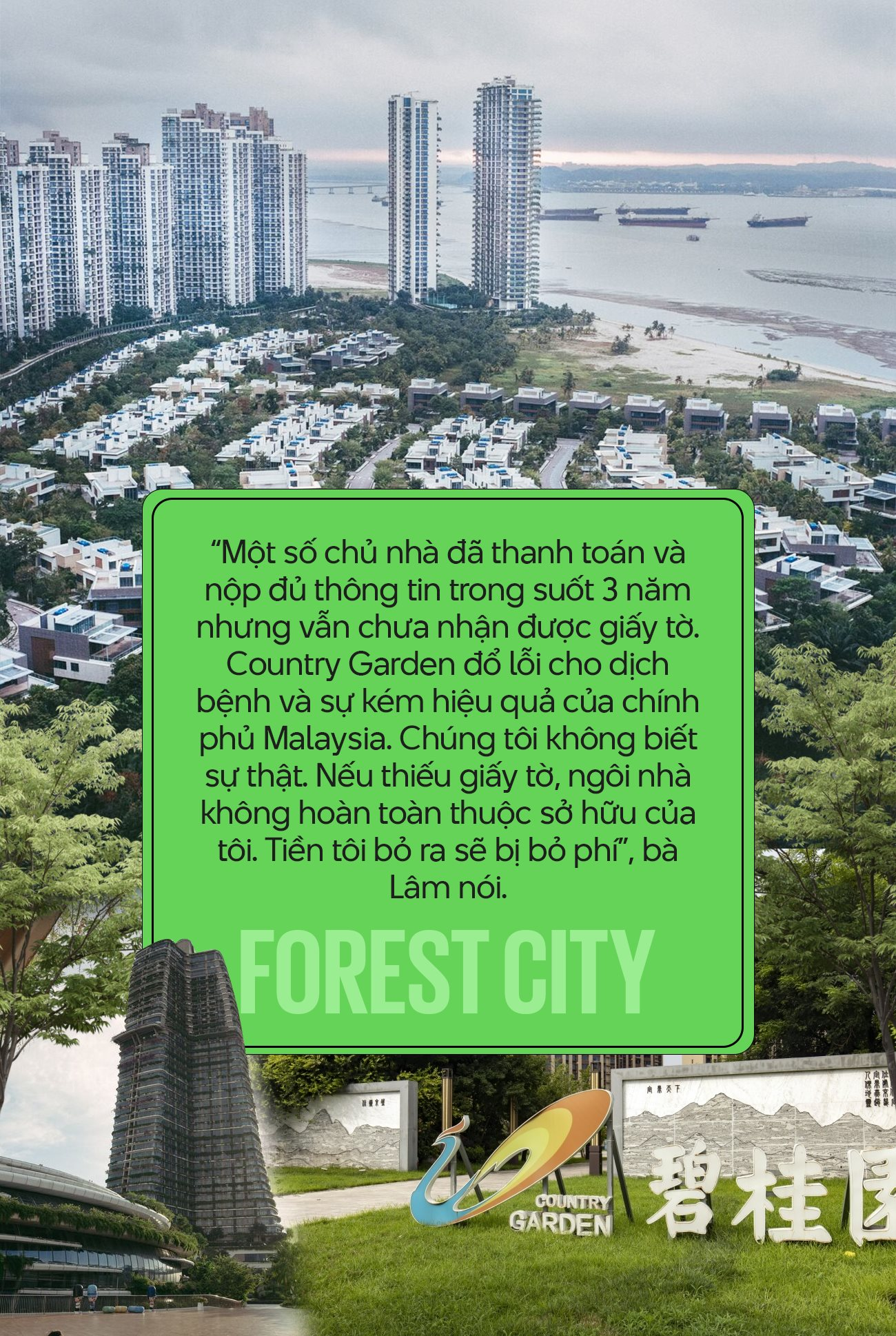 Forest City - ‘CạM BẫY 5 Sao’ CủA Country Garden: Nhà Mua 6 NăM ChưA Có GiấY Tờ, Chủ CăN Hộ KhôNg Thể BáN Hay Cho Thuê Vì ChẳNg Ai DáM đếN - ẢNh 4.