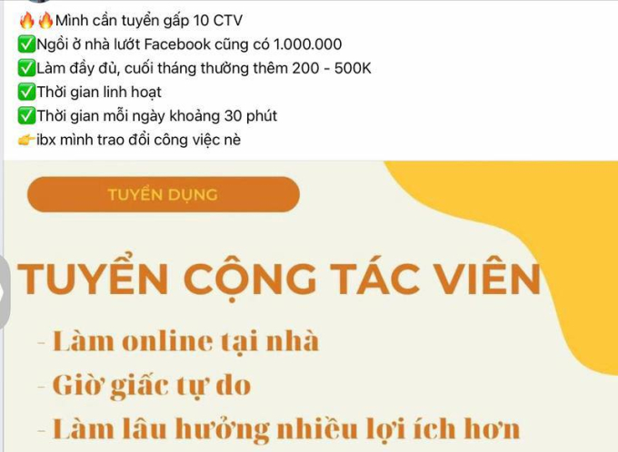 NhữNg ChiếC BẫY LừA đảO ViệC Nhẹ LươNg Cao NhắM VàO TâN Sinh ViêN: CầN PhảI CảNh GiáC Cao độ! - ẢNh 2.