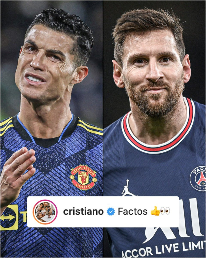 NhữNg LầN Ronaldo CôNg Khai KèN CựA Messi: Tự NhậN GiỏI HơN, TuyêN Bố GiảI Nghệ NếU đốI Thủ GiàNh Quả BóNg VàNg - ẢNh 4.